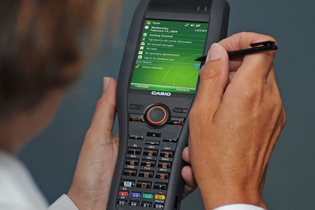 Mobilny terminal Casio