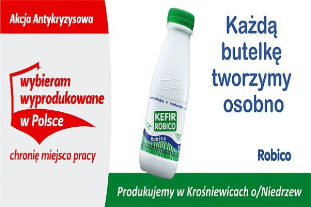 Kefir Robico promowany w kampanii billbordowej