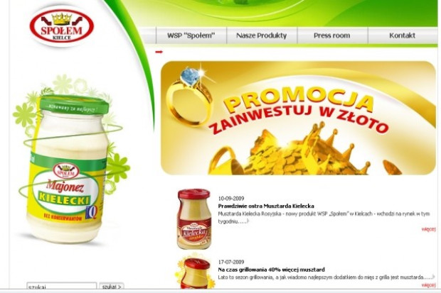 Kielecka spółdzielnia Społem będzie promować majonez