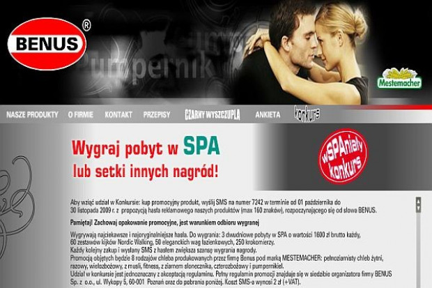 Benus konkursem wspiera sprzedaż