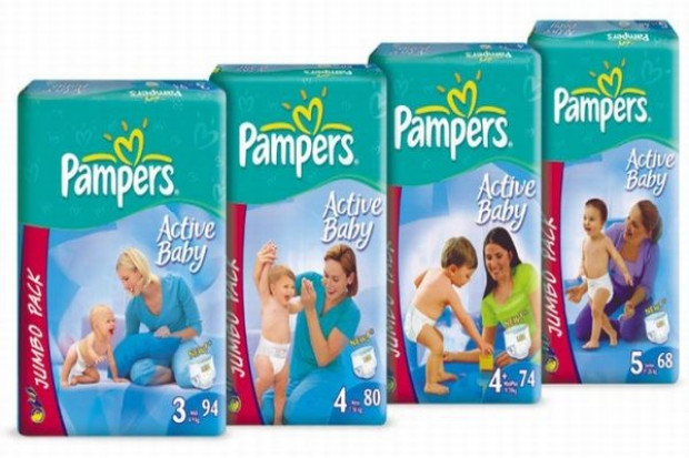 Złoty sen reklamuje pieluszki Pampers