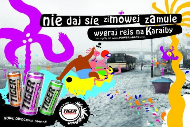 Tiger Energy Fruits rusza z reklamą nowych smaków napoju