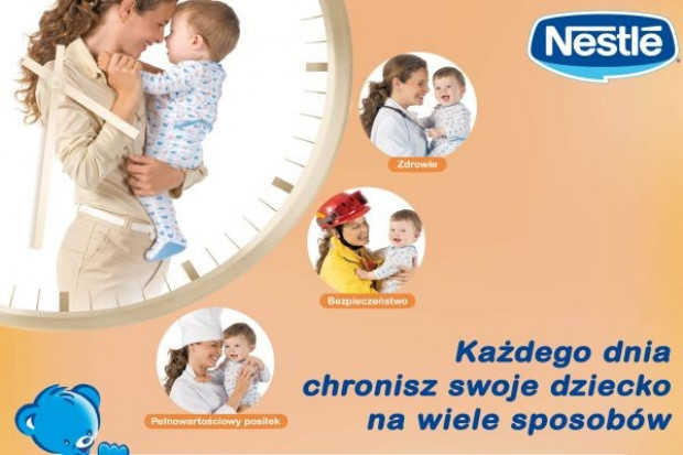 Wsparcie reklamowe dla nowych kaszek Nestle