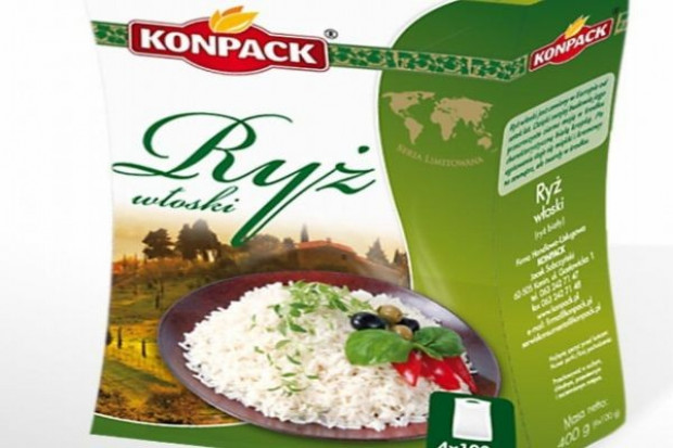 Ryż włoski firmy Konpack - nowość w linii Fit`s