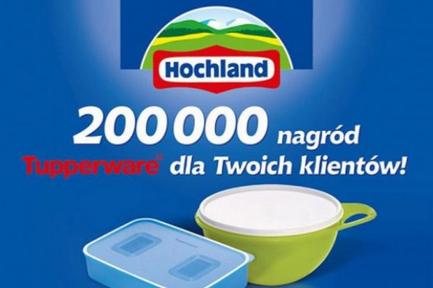Hochland przeznaczył do promocji 200 tys. pojemników na żywność