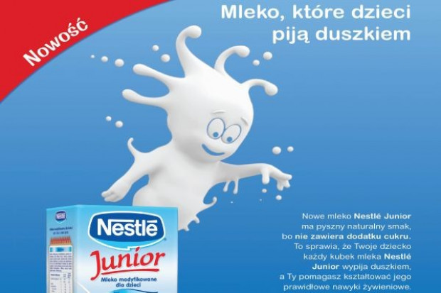 W czasopismach dla rodziców startuje kampania mleka Nestlé Junior