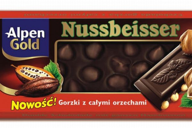 Kraft promuje czekoladę Alpen Gold Nussbeisser