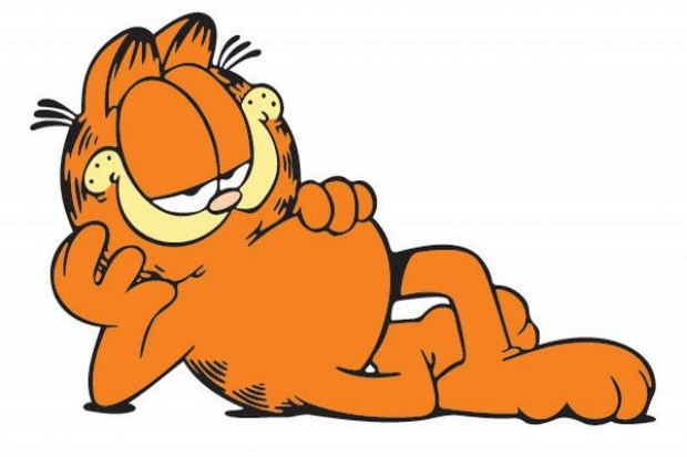 Garfield występuje w kampanii rogalików Chipicao