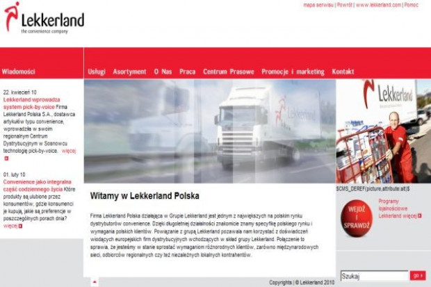 W 2009 roku obroty Lekkerland Polska wzrosły o 222 mln zł