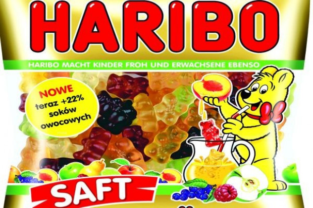 Złote misie z sokiem od Haribo
