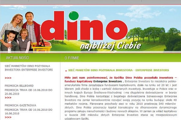 Fundusz Enterprise Investors kupił 49 proc. udziałów w sieci marketów Dino