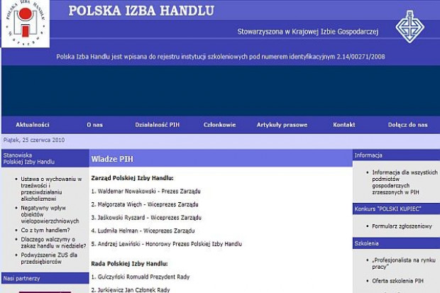 Wybrano nowe władze Polskiej Izby Handlu