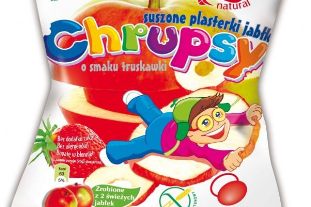 Chrupsy - Jabłko o smaku truskawki
