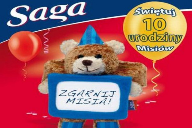 Misie w promocyjnych opakowaniach Sagi