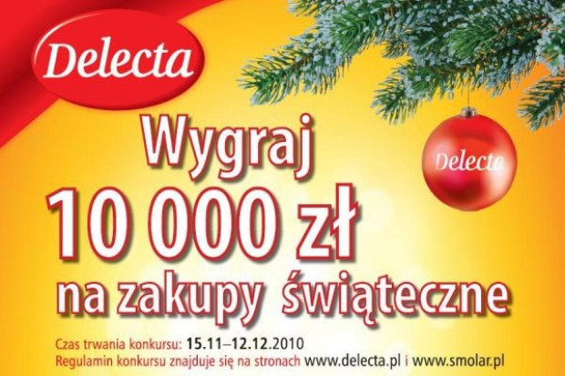 10 tys. zł na zakupy świąteczne od Delecty