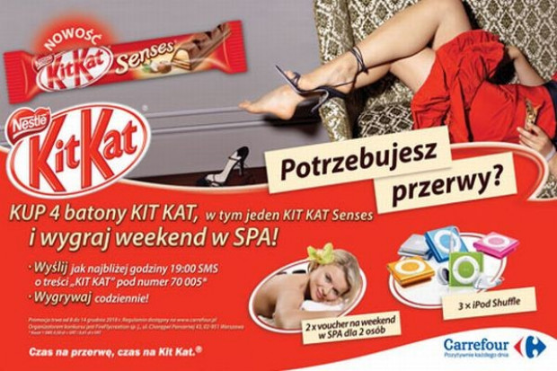 Weekend w SPA nagrodą w promocji Kit Kat