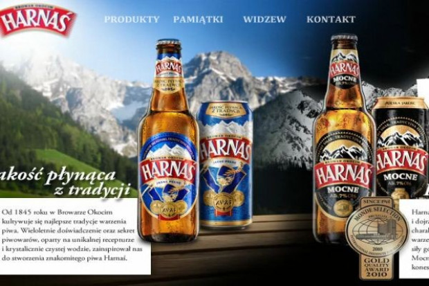 Harnaś promuje się w telewizji