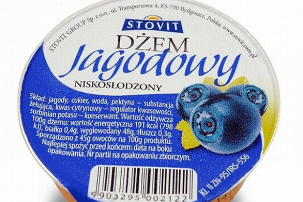 Dżemy od Stovitu w alupakach