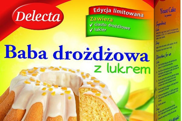 Wielkanocna Baba drożdżowa z lukrem od Delecty