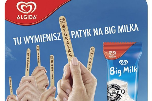 Promocja patyczkowa wesprze sprzedaż lodów Algida