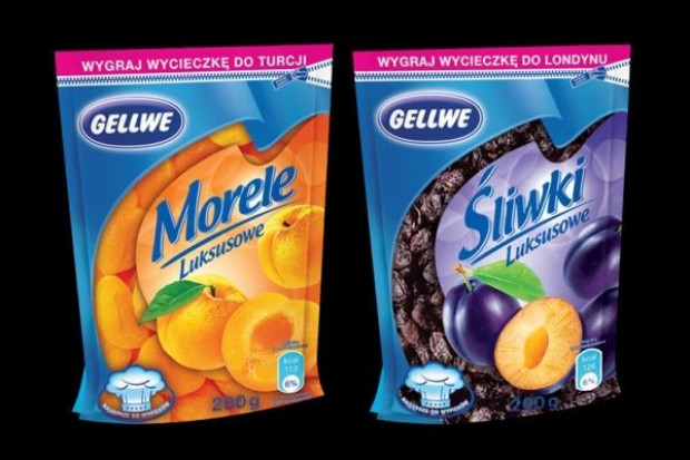 Suszone morele i śliwki od Gellwe