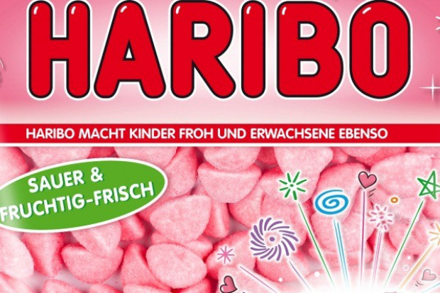 Truskawkowe żelki od Haribo