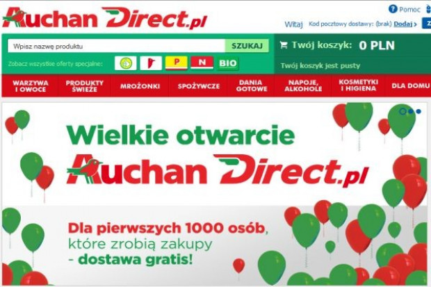 Ruszył sklep internetowy Auchandirect.pl
