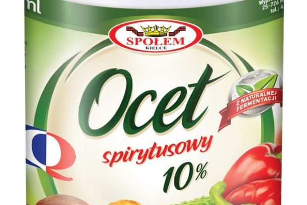 Ocet Kielecki z nową etykietą