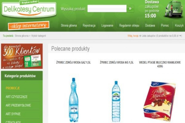 Delikatesy Centrum powiększają sieć i startują ze sklepem internetowym