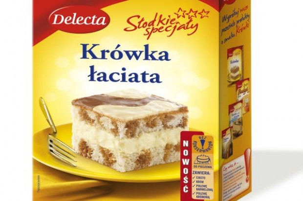 Krówka łaciata - nowe ciasto od Delecty
