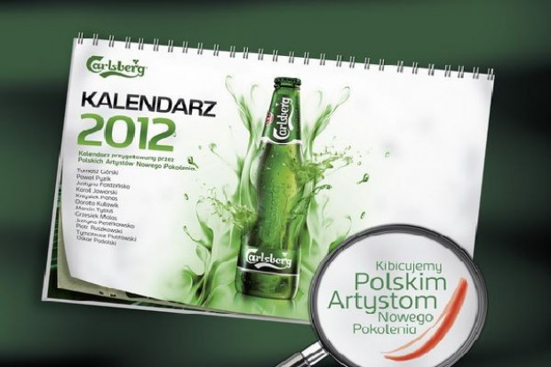 Kalendarz dodatkiem do dziesięciopaku Carlsberga