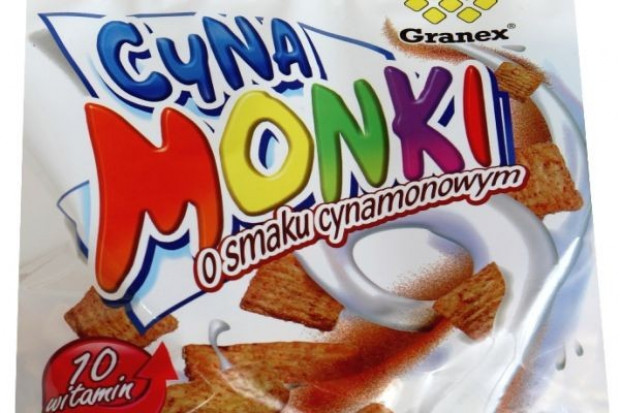 Płatki śniadaniowe Cynamonki firmy Granex