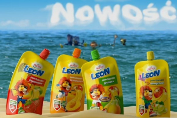 Kampania reklamowa soków Hortex Leon
