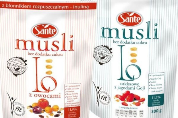 Sante wprowadza produkty śniadaniowe Musli Lo