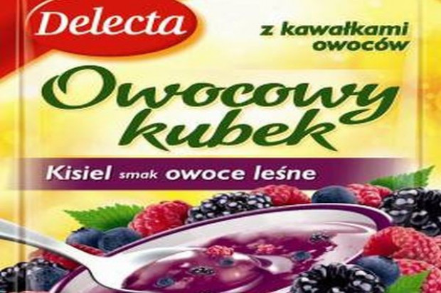 Delecta wprowadza nowe smaki kisieli Owocowy kubek