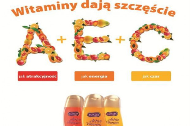 Kampania prasowa żeli pod prysznic Luksja