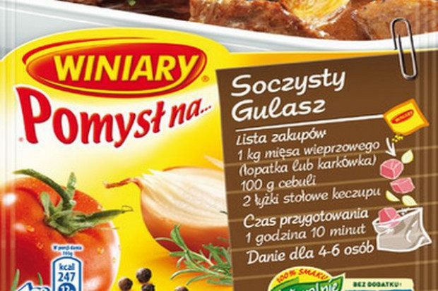 Winiary promują Pomysł Na...soczysty gulasz z woreczka