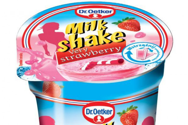 Milk shake i sos waniliowy Dr. Oetker