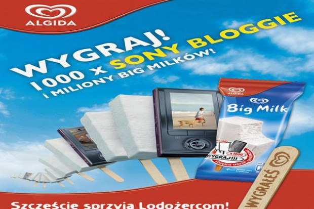 Patyczkowa promocja lodów Algida