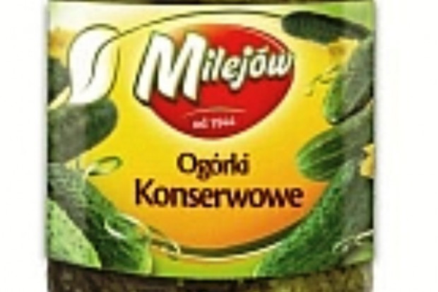 Ogórki konserwowe marki Milejów