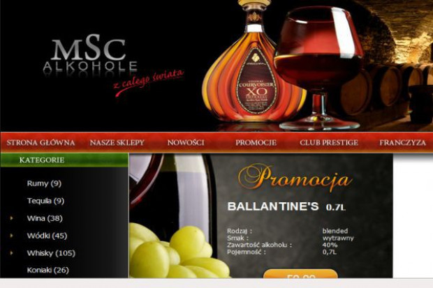 MSC Alkohole rusza z franczyzą