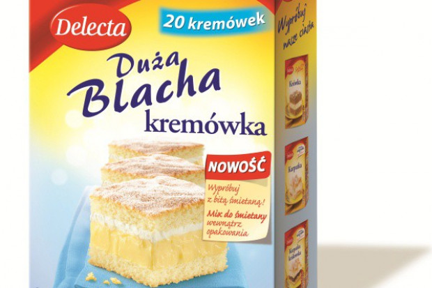 Kremówka Duża Blacha z podwójnym nadzieniem - nowość od Delecty