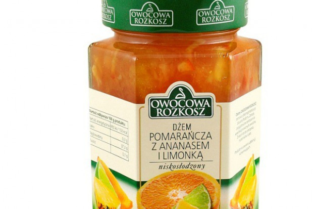 Dżem niskosłodzony pomarańcza z ananasem i limonką