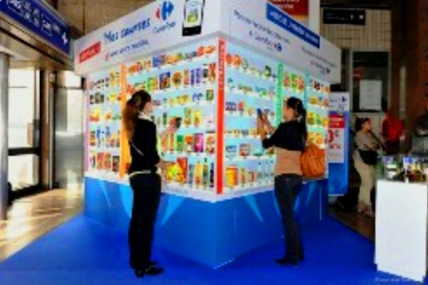 Carrefour idzie śladem Tesco i otwiera pierwszy wirtualny sklep