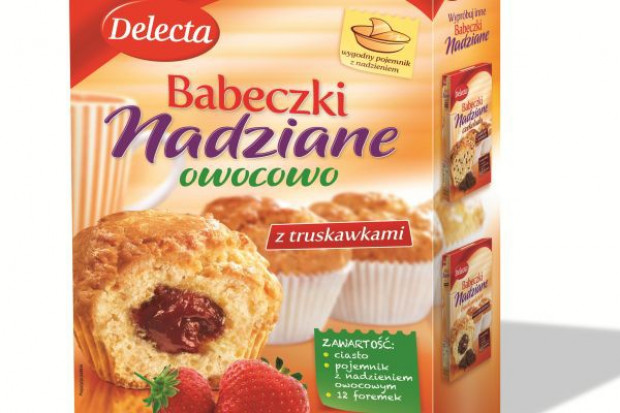 Babeczki Nadziane owocowo od Delecty