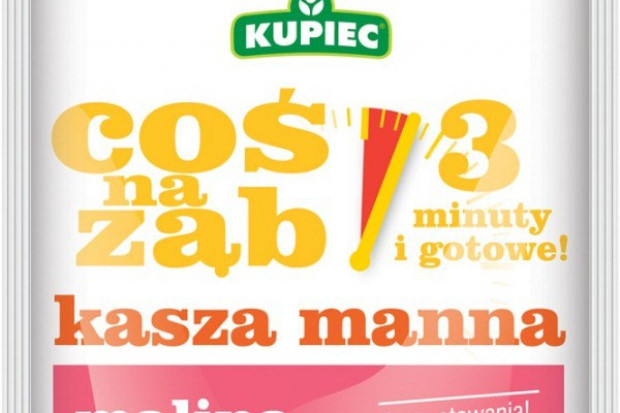 Kasza Manna Instant Waniliowa i Malinowa od Kupca