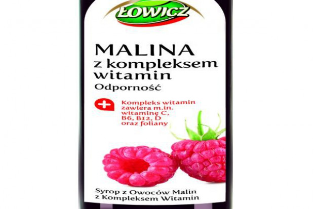 Nowy syrop Łowicz - malina z kompleksem witamin