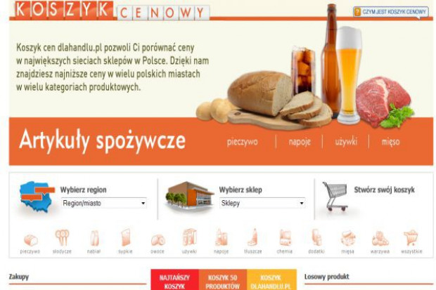 Koszyk cen: E-sklepy zeszły z cenami do poziomu dyskontów