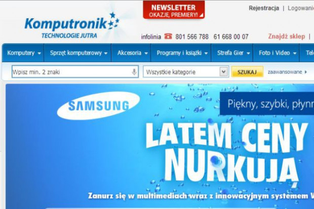Komputronik optymalizuje sieć sprzedaży. Planuje otwarcie formatu Megastrore w Poznaniu