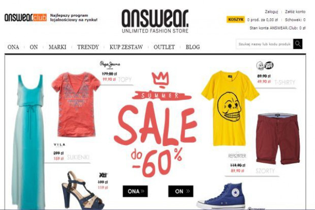 Właściciel Frisco.pl inwestuje w e-sklep Answear.com